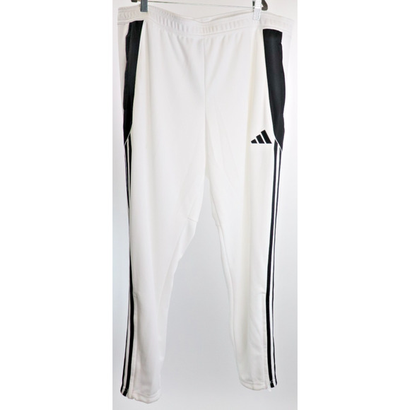 adidas Tiro 24 White Black Soccer Training Pants IV7268 Men's Size XXLarge - Picture 1 of 11